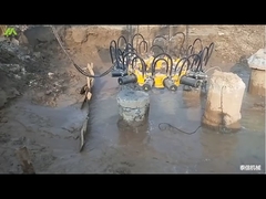 How does Round Pile Head Breaking Machine work?