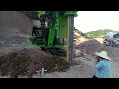 What is the typical working depth of a hydraulic drilling rig and a rotary drilling rig?