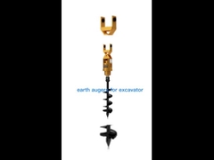 excavator clay drilling machine auger attachment hydraulic earth auger