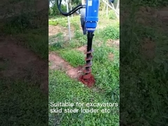 Hydraulic Ground Earth Auger Drive Drill  for Excavator Skid Steer Backhoe