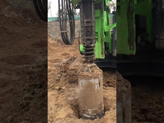 KR125A Rotary Piling Drilling Rig Full Hydraulic With China Chassis