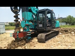 Hydraulic long spiral auger rotary drilling rig CFA KR80M pile driving rigs