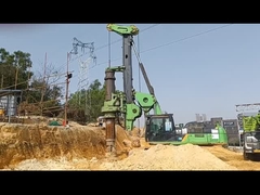 Hydraulic Low Headroom Drilling Rig KR300ES 1800mm Diameter Foundation