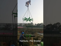 hydraulic round pile breaker