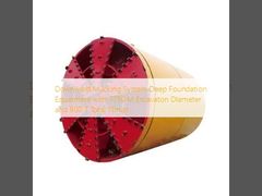 Downward Mucking System Deep Foundation Equipment with 3730 M Ercavaton Dlameter and 800 T Total Thrust