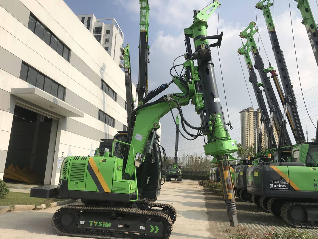 Piling Rig Indonesoa KR50A Pile Foundation Hydraulic Piling Rig Borehole Drilling Rig Easy ...