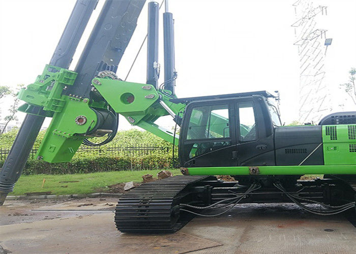 83m High Power Engine Track Rotary Pile Drilling Rig 4300Mm Hydraulic ...