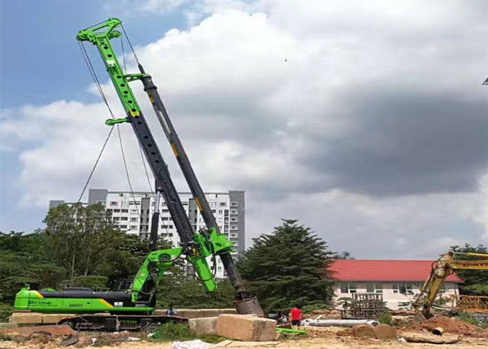 5 To 26Rpm Hydraulic Pile Machine Rotary Head Drilling Rig With CAT ...