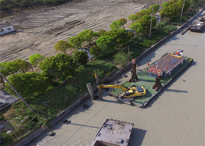 Excavator Bore Pile 50kNm Mini Sheet Pile Driver Drilling Machine For ...