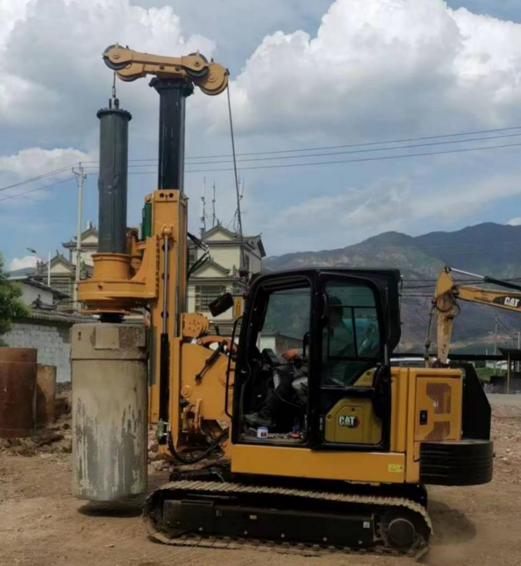 Piling Rig Indonesoa Mini Piling Rig Machine Hot Sale In Indonesia Excavator Depth 12m ...