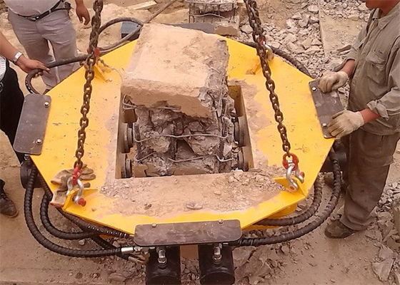 Hydraulic Square Pile Breaker  useful tool for blasting and traditional crushing methods