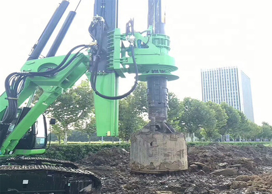 50kN Crowd Force Diesel Used Foundation Piling Rig 90° Drilling Angle