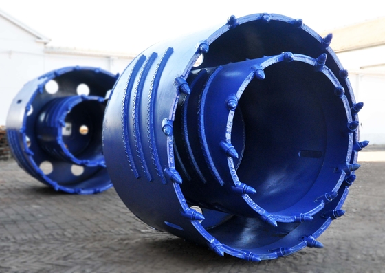 1000mm Double Barrel Core Rock Drilling Bits With Rock Teeth Rig Tool