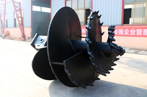 2200mm Conical Auger Drilling Rig Tool Rock Core Drill Bucket For Construction