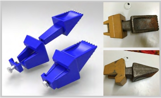 Alloy Steel Drilling Bucket Soil Teeth Construction Auger Drilling Bucket Flat Teeth