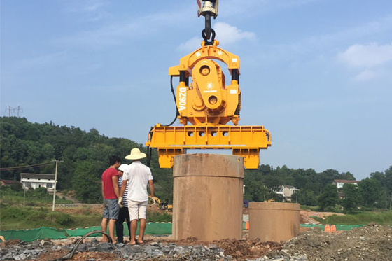 APIE Electric Vibro Pile Hammer Hydraulic Foundation Machine 90 Kw