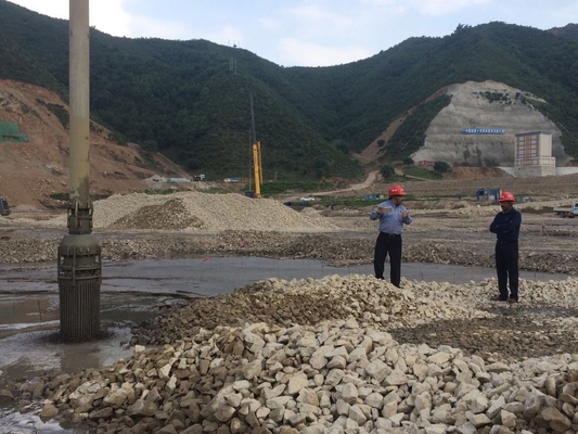 75W Electrical Vibroflot Machine Ground Improvement Foundation Construction