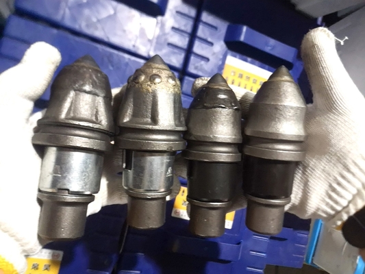 Piling Tools Drilling Bullet Teeth Rock Auger 25mm B47k22