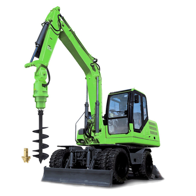 Portable Drill Hydraulic Earth Auger Machine Ground Hole Drill Torque 8000 Nm