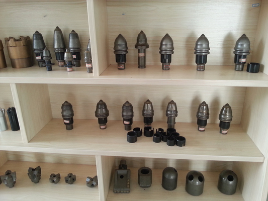 Drill Tool Tungsten Rock Auger Conical Bits Bullet Teeth Holder With Carbide Bits
