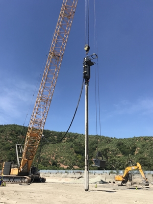 100kw Electric Bottom Feed Vibroflot Offshore Vibration Replacement Construction 300kN