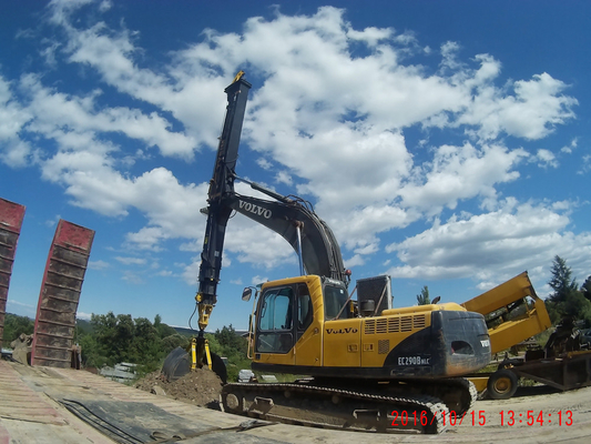 KM150 Clamshell Telescopic Arm Long Boom Excavator 3.6t Hydraulic Cylinder