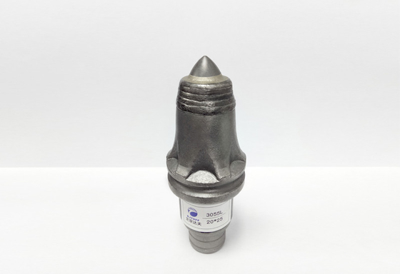 Steel Rotary Drilling Rig Tools Bullet Teeth Round Shank Chisel 9-30mm