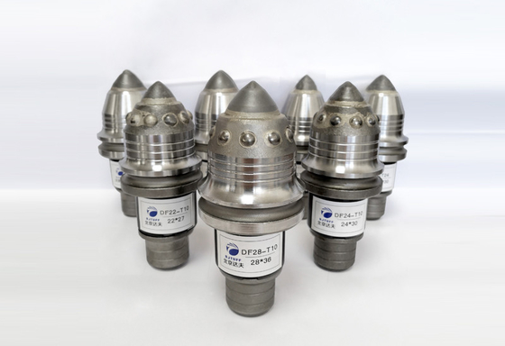 Construction Machine Carbide Bullet Teeth Round Shank Chisel For Drilling Rig