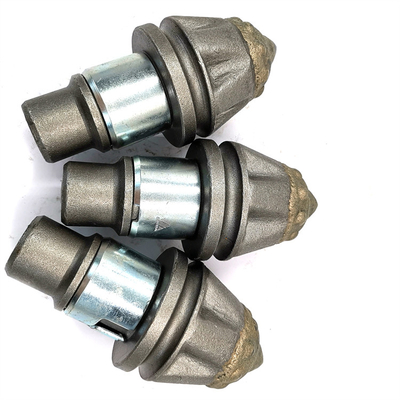 9-30mm Drilling Tools Rock Auger Bullet Teeth Round Shank Chisel For Piling Rigs