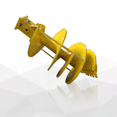Efficient Rock Soil Clay Sand Bucket Auger Straight Conical Auger With Flat Teeth