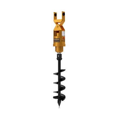 Unit Height 780 Mm Hydraulic Earth Auger Drill Excavator 6-8 T