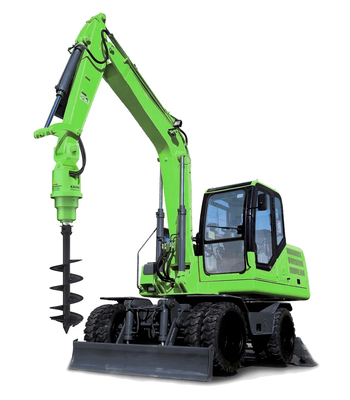 Customized Model Post Hole Digger Machine Earth Auger Drill For Excavator