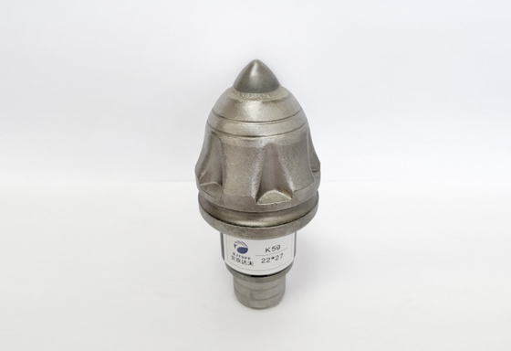 User Friendly Drilling Rig Tool Steel Bullet Teeth Round Shank Chisel 9-30mm