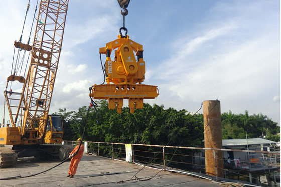 Customized Model Pile Driving Hammer Vibration Hammer Hang On Crane Electric Vibro Hammer