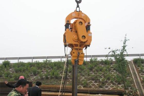 Different Model Pile Driver Equipment Sheet Pile Vibro Hammer For Piling