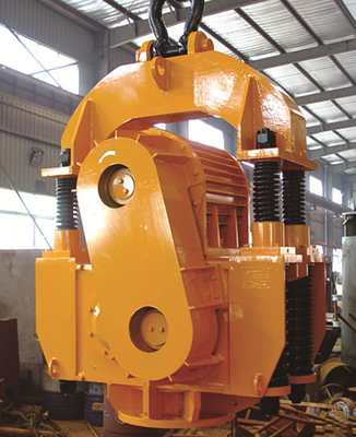 Low Noise Construction Pile Driver 150kw Electric Vibro Hammer For Steel Pipe Pile Or Casing