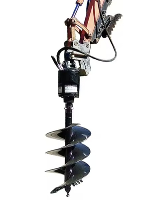 Heavy Duty Tube Auger Drives Backhoe Hydraulic Earth Auger Dril For Sale