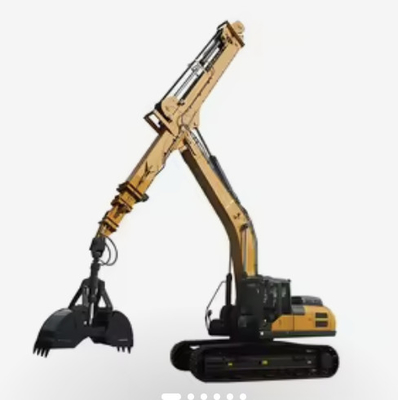 China Hot Selling Excavator Long Boom Arm Clamshell Telescopic Arm For Sale