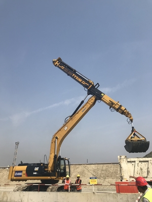 KM220 Hydraulic Folding Arm Awning Robotic Miniature Loader Extraxion Large Telescopic Arm Type Spreader