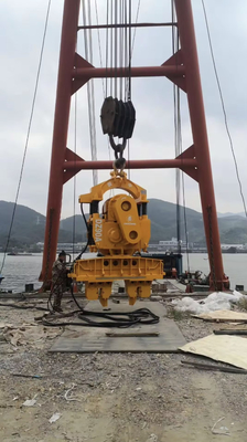 New Type Hot Sale Crane Mounted Electric Vibro Hammer For Pilling Work
