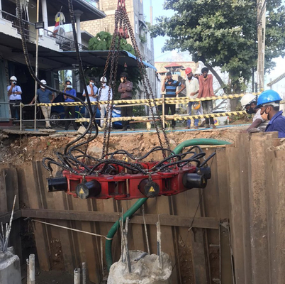 Round Concrete Pile Breaking Machine Hydraulic Pile Breaker For Excavator