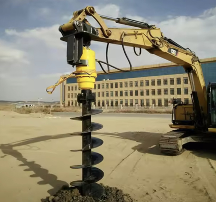 Hydraulic Earth Piling Rig Earth Hole Drilling Machine Earth Auger Drill Auger For Sale