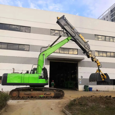 Extendable Clamshell Telescopic Arm For Deep Digging