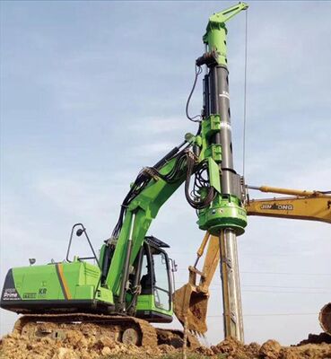 Rotary Pile Machine with 50kN Lifting Force 35kNm Rotary Head Output Torque and 10° Forward Tilt for Efficient Pile Foundation Construction