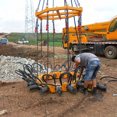 High Efficiency Hydraulic Round Concrete Pile Breaking Machine