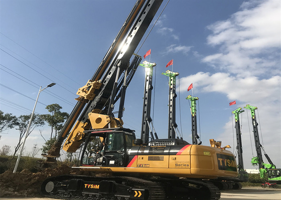 80m/Min Crawler Soil Hydraulic Crawler Drilling Rig Pile Driving Machine 165KNm