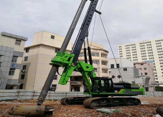 5 To 26Rpm Hydraulic Pile Machine Rotary Head Drilling Rig With CAT ...
