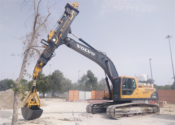 0.3m3 Excavator Boom Clamshell Telescopic Arm KM150 Grab Excavator ISO9001