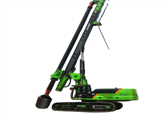 2.8Km/H 3.8L Hydraulic Drill Rig Mechanical 125KN/M Rotary Drilling Rig