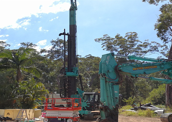 80kNm Hydraulic CFA Multifunctional Drilling Rig Ground Screw Pile Driver Machine